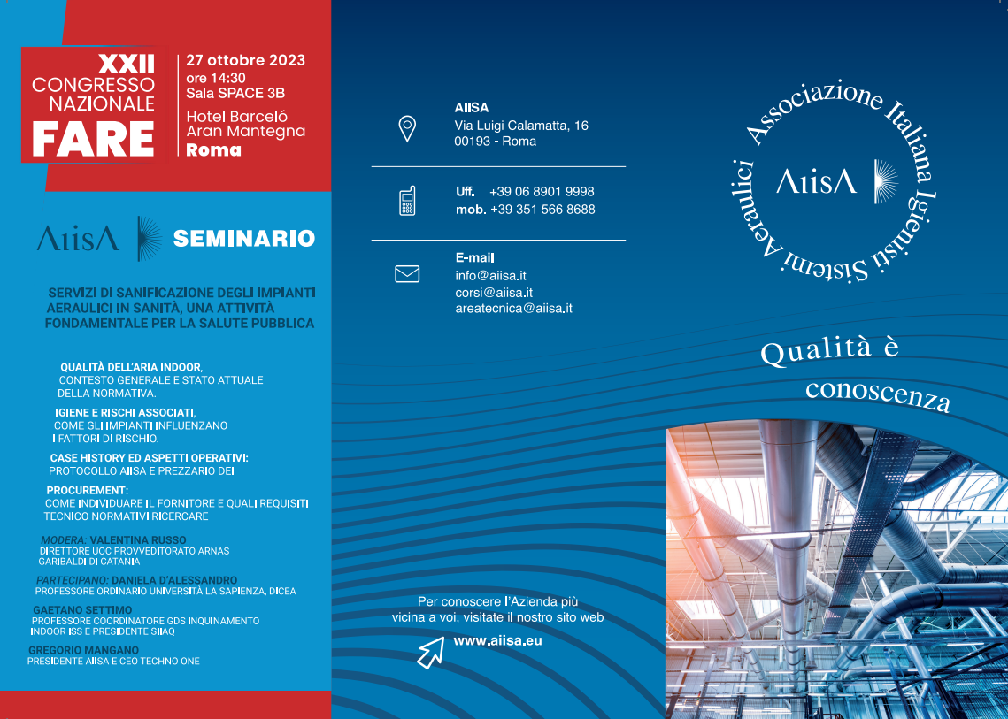BROCHURE e SEMINARIO FARE 2023