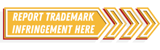 Yellow arrow that says "report trademark  infringement here"